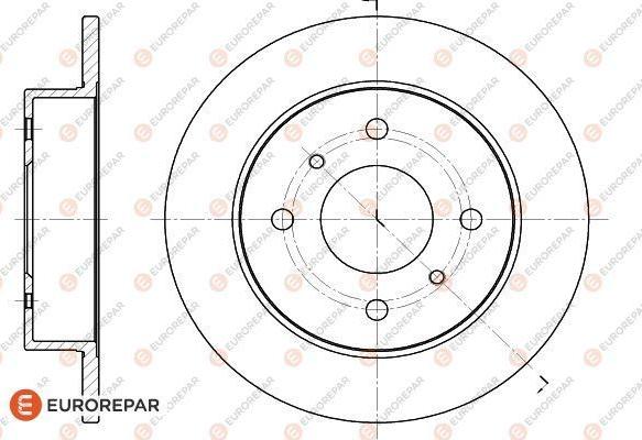 EUROREPAR 1618875480 - Тормозной диск autosila-amz.com