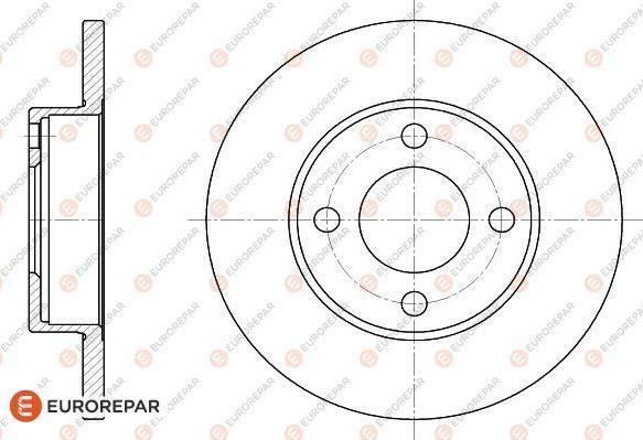 EUROREPAR 1618875680 - Тормозной диск autosila-amz.com