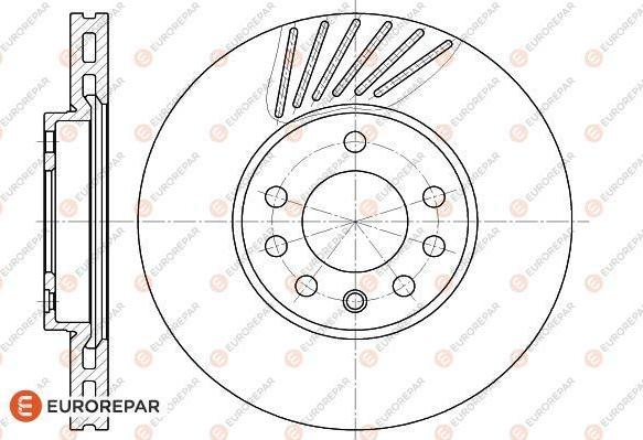 EUROREPAR 1618876780 - Тормозной диск autosila-amz.com