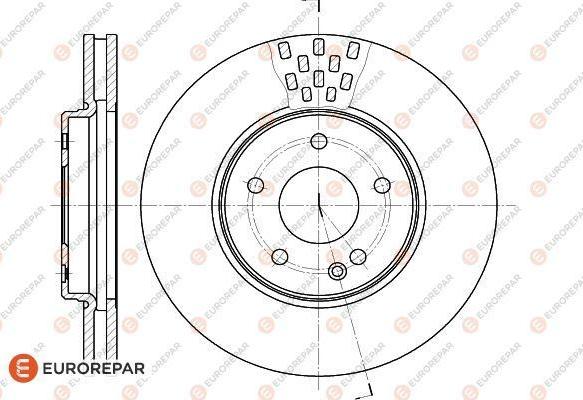 EUROREPAR 1618873980 - Тормозной диск autosila-amz.com