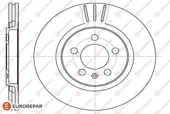 EUROREPAR 1618877880 - Тормозной диск autosila-amz.com