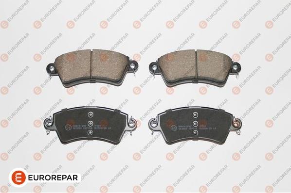 EUROREPAR 1617256080 - Колодки тормозные PSA XSARA 97>00/206 1.6-2.0/306 93>02 передн. autosila-amz.com