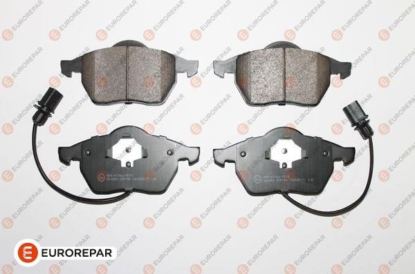 EUROREPAR 1617253080 - Колодки тормозные VAG A4/A6 1.6-1.8T 1.9TDI-2.5TDI 2.6-2.8 3.2FSI 95 передн. 1617253080 autosila-amz.com