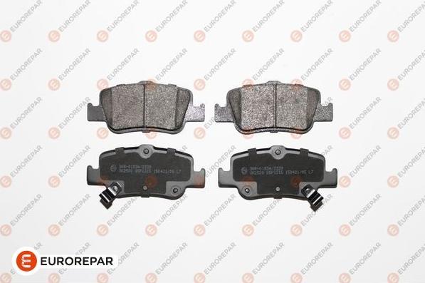 EUROREPAR 1617269380 - Колодки тормозные TOYOTA AURIS 1.33-2.2 07> (Великобритания) задн. autosila-amz.com