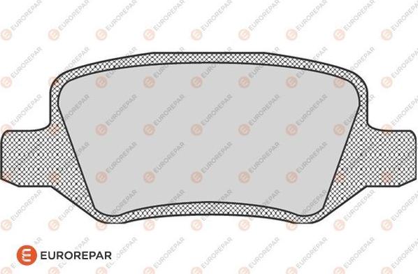 EUROREPAR 1617264380 - Тормозные колодки, дисковые, комплект autosila-amz.com