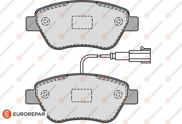 EUROREPAR 1617262180 - Тормозные колодки, дисковые, комплект autosila-amz.com