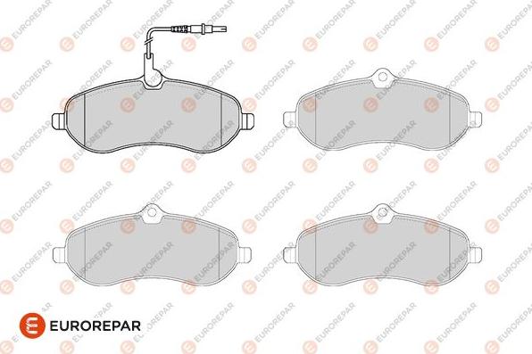 EUROREPAR 1686265980 - Тормозные колодки, дисковые, комплект autosila-amz.com