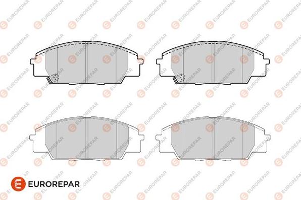 EUROREPAR 1686266380 - Тормозные колодки, дисковые, комплект autosila-amz.com