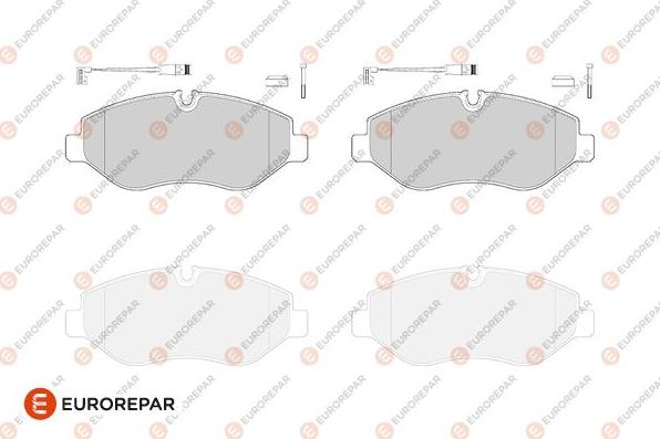 EUROREPAR 1686268180 - Тормозные колодки, дисковые, комплект autosila-amz.com