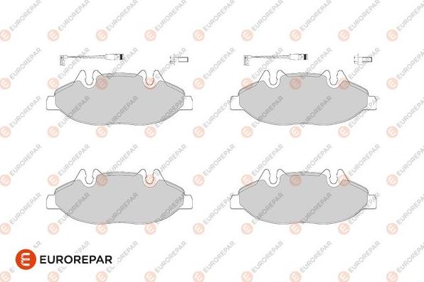 EUROREPAR 1686274580 - Тормозные колодки, дисковые, комплект autosila-amz.com