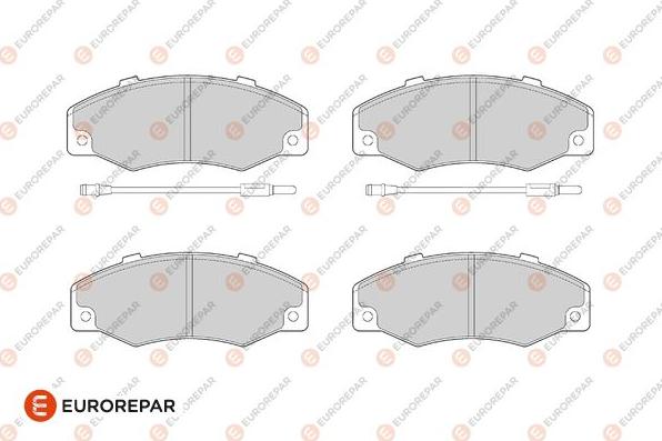 EUROREPAR 1686276080 - Тормозные колодки, дисковые, комплект autosila-amz.com