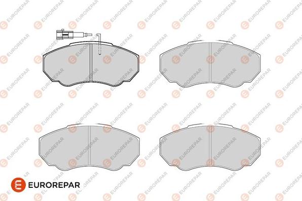 EUROREPAR 1686277480 - Тормозные колодки, дисковые, комплект autosila-amz.com