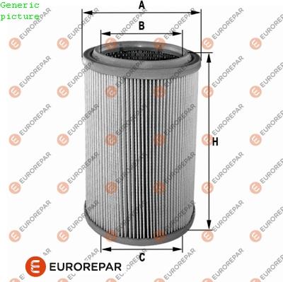EUROREPAR 1680349880 - Воздушный фильтр, двигатель autosila-amz.com