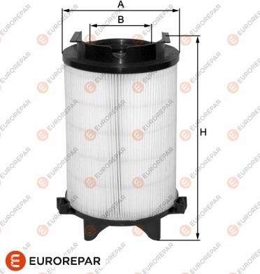 EUROREPAR 1680331480 - Воздушный фильтр, двигатель autosila-amz.com