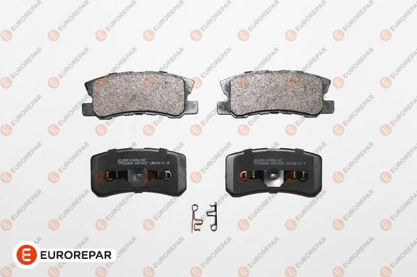 EUROREPAR 1681165880 - Комплект тормозных колодок, дисковый тормоз ! \CHRYSLER, DODGE, JEEP, MITSUBISHI ASX 1.6 MIVEC (10>) autosila-amz.com