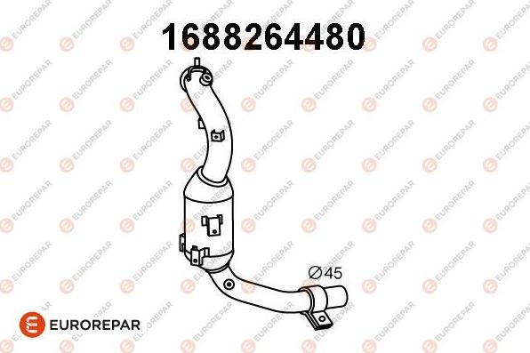 EUROREPAR 1688264480 - Катализатор autosila-amz.com