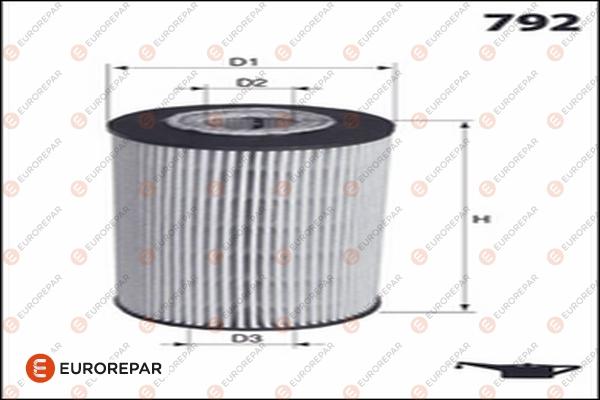 EUROREPAR 1682954480 - Масляный фильтр autosila-amz.com