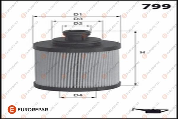 EUROREPAR 1682953880 - Масляный фильтр autosila-amz.com