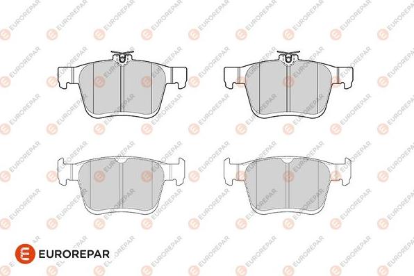 EUROREPAR 1682319880 - Тормозные колодки, дисковые, комплект autosila-amz.com