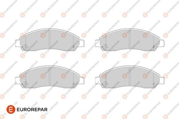 EUROREPAR 1682317180 - Тормозные колодки, дисковые, комплект autosila-amz.com