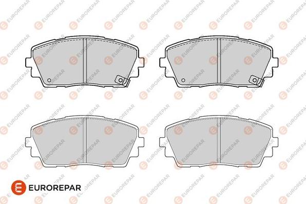 EUROREPAR 1682322480 - Тормозные колодки, дисковые, комплект autosila-amz.com