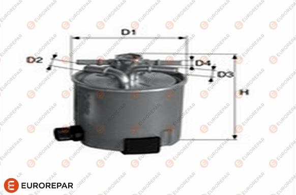 EUROREPAR 1682252780 - Топливный фильтр autosila-amz.com