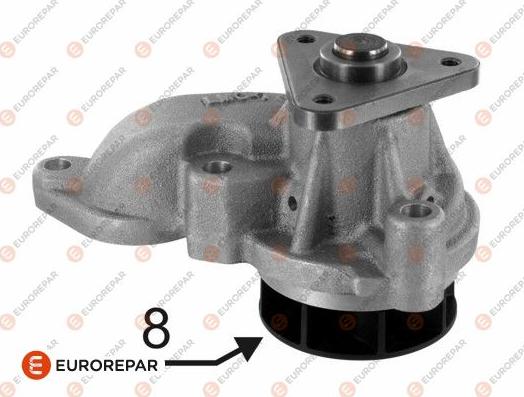 EUROREPAR 1635181480 - Водяной насос autosila-amz.com