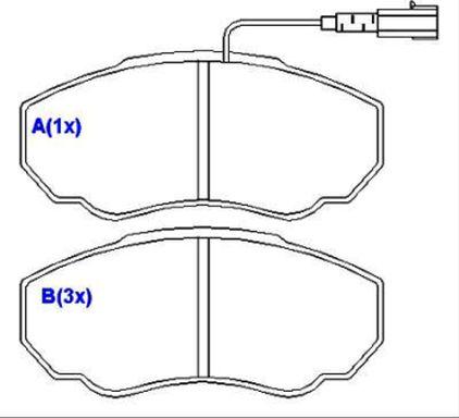 EUROREPAR 1636484780 - Тормозные колодки, дисковые, комплект autosila-amz.com