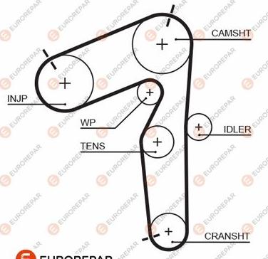 EUROREPAR 1633139480 - Ремень ГРМ autosila-amz.com