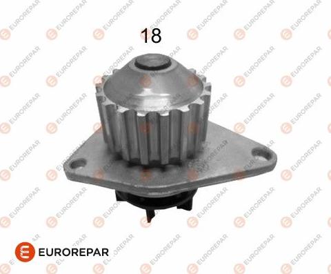 EUROREPAR 1637171380 - Водяной насос autosila-amz.com