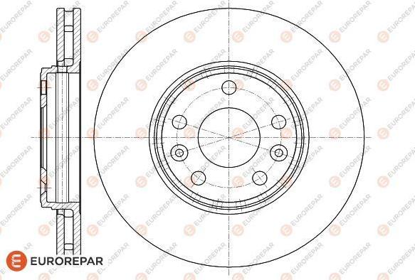 EUROREPAR 1620040780 - Тормозной диск autosila-amz.com