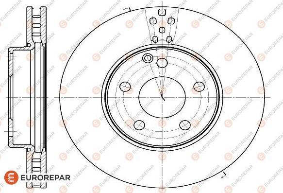 EUROREPAR 1622809780 - Тормозной диск autosila-amz.com