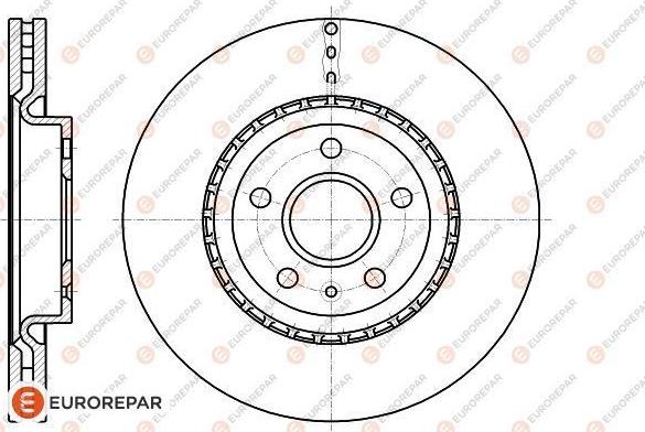 EUROREPAR 1622807980 - Тормозной диск autosila-amz.com