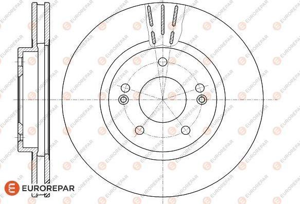 EUROREPAR 1622815780 - Тормозной диск autosila-amz.com