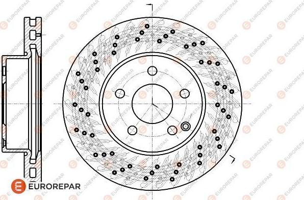 EUROREPAR 1622812880 - Тормозной диск autosila-amz.com