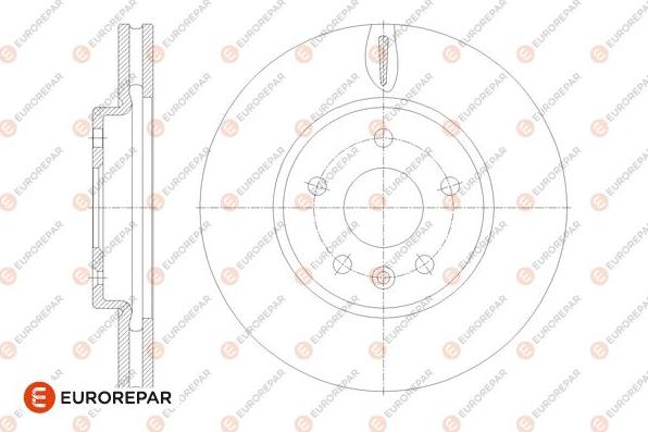 EUROREPAR 1676008380 - Тормозной диск autosila-amz.com