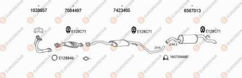 EUROREPAR 100999 - Система выпуска ОГ autosila-amz.com
