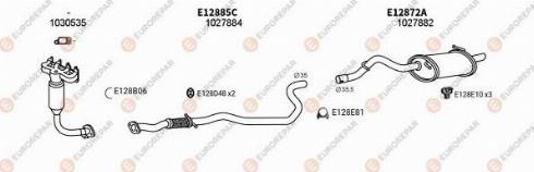 EUROREPAR 100965 - Система выпуска ОГ autosila-amz.com