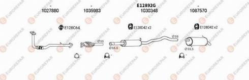 EUROREPAR 100963 - Система выпуска ОГ autosila-amz.com