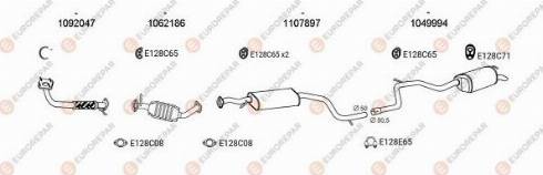 EUROREPAR 100980 - Система выпуска ОГ autosila-amz.com