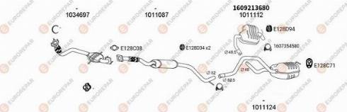 EUROREPAR 100981 - Система выпуска ОГ autosila-amz.com