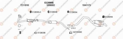 EUROREPAR 100972 - Система выпуска ОГ autosila-amz.com