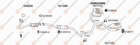 EUROREPAR 100977 - Система выпуска ОГ autosila-amz.com