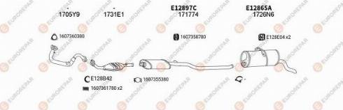 EUROREPAR 100463 - Система выпуска ОГ autosila-amz.com