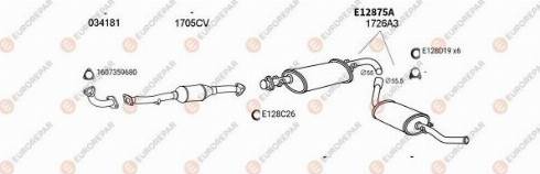 EUROREPAR 100422 - Система выпуска ОГ autosila-amz.com