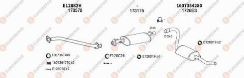 EUROREPAR 100540 - Система выпуска ОГ autosila-amz.com