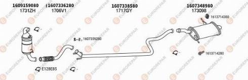 EUROREPAR 100555 - Система выпуска ОГ autosila-amz.com