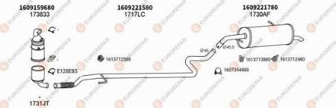 EUROREPAR 100504 - Система выпуска ОГ autosila-amz.com