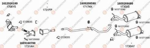 EUROREPAR 100602 - Система выпуска ОГ autosila-amz.com