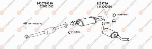 EUROREPAR 100671 - Система выпуска ОГ autosila-amz.com